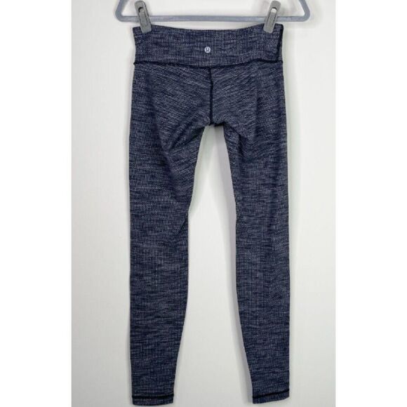 Lululemon Coco Pique Knit Wunder Under Pant III Women's Size 4 - Picture 2 of 9